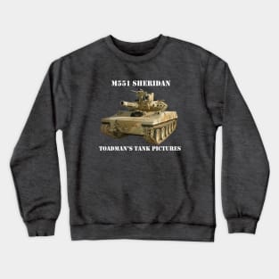 M551 Sheridan wht_txt2 Crewneck Sweatshirt